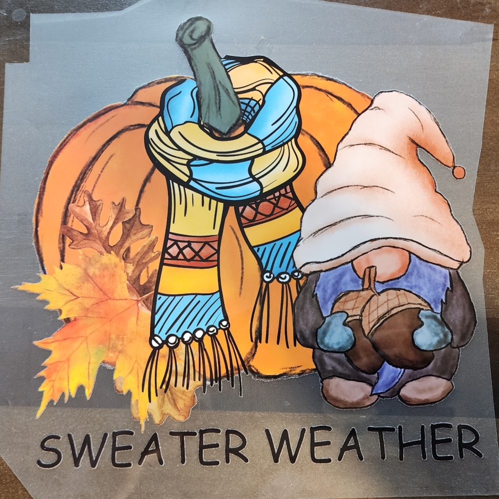Sweater Weather Pumpkin and Gnome Decor